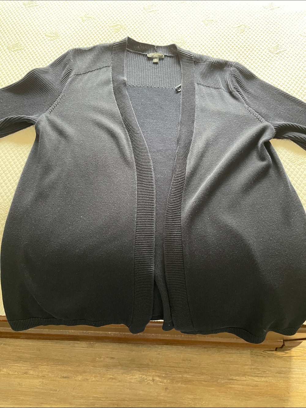 Classic navy Open-Front Women's Cardigan Sweater